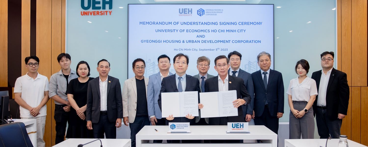 UEH and Gyeonggi Housing & Urban Development Corporation signed a Memorandum of Understanding

