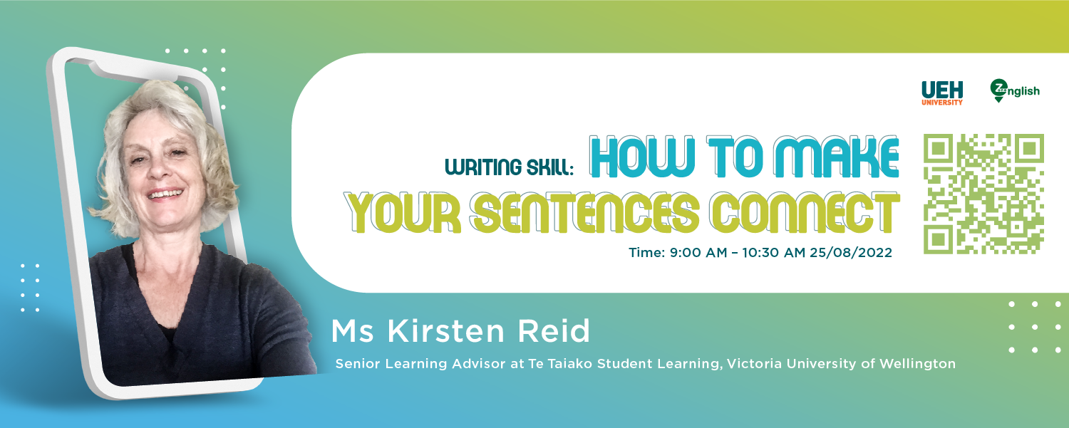 Language Workshop: “How to make your sentences connect”
